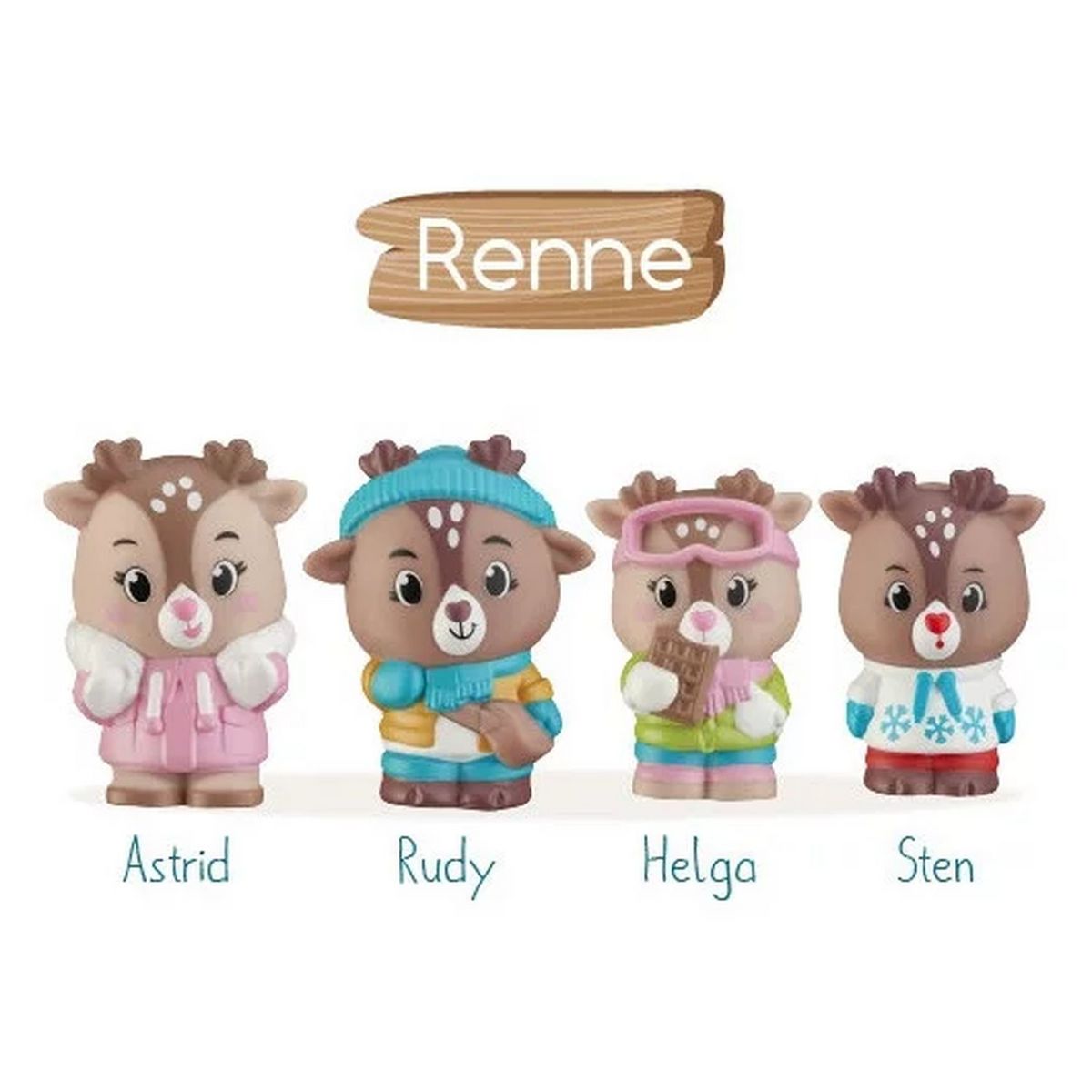 VULLI Glagla Klorofil 4 figurines