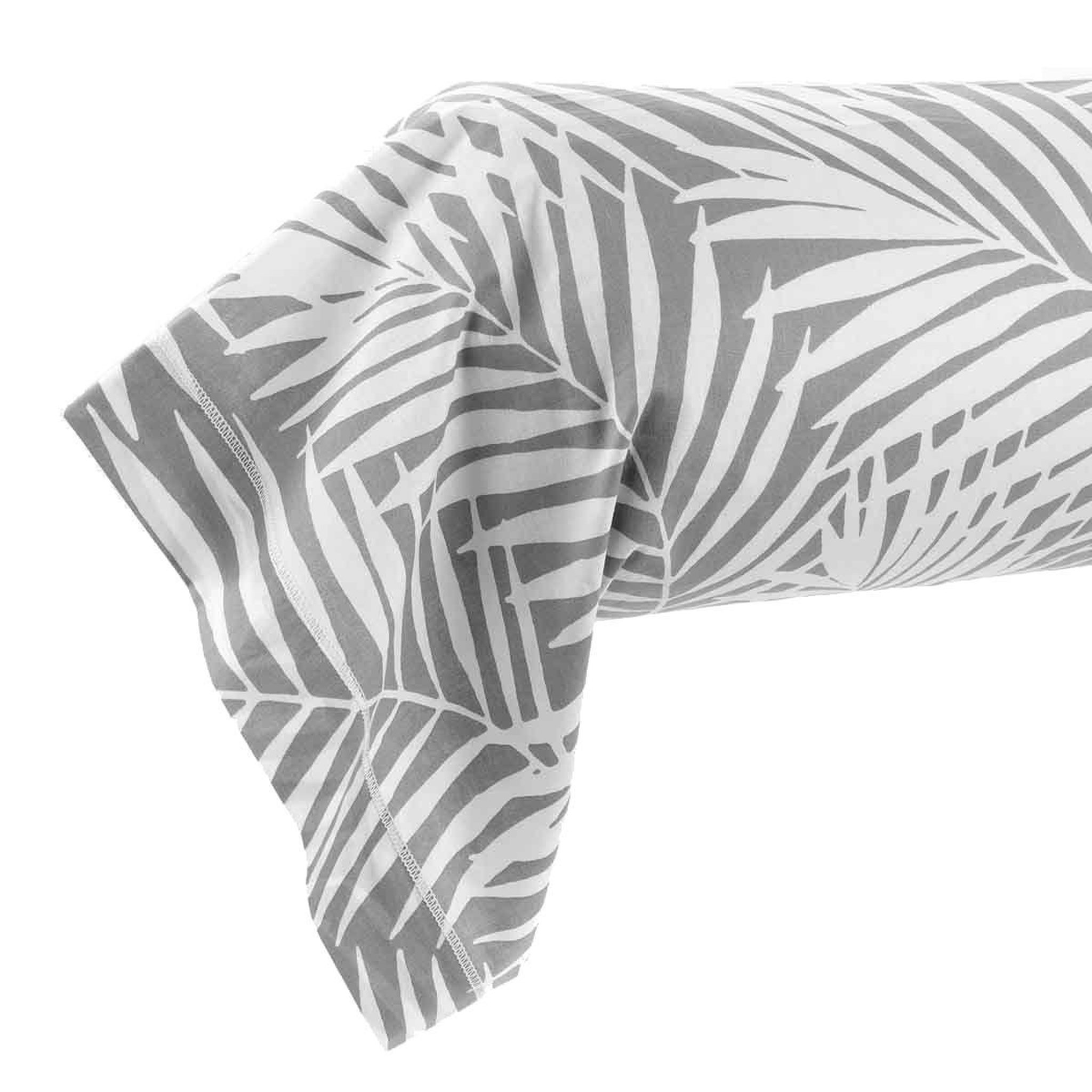 Douceur d'Intérieur Taie de Traversin  Botania  85x185cm Gris