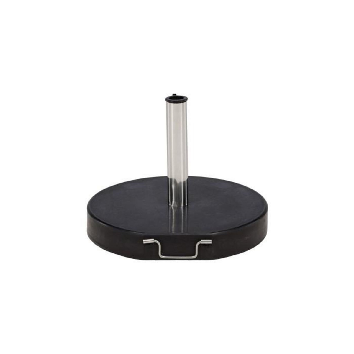 Paris Prix Pied de Parasol Rond en Granite  Stathera  50cm Gris