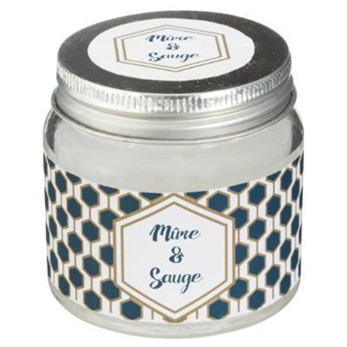 COMPTOIR DE LA BOUGIE Bougie Parfumée en Verre  Bocal  65g Mûre & Sauge