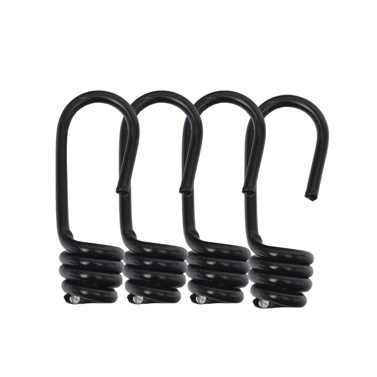 WERKAPRO Crochets acier plastifié  lot de 4pcs  pour tendeur 10 à 12 mm