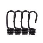 WERKAPRO Crochets acier plastifié  lot de 4pcs  pour tendeur 10 à 12 mm