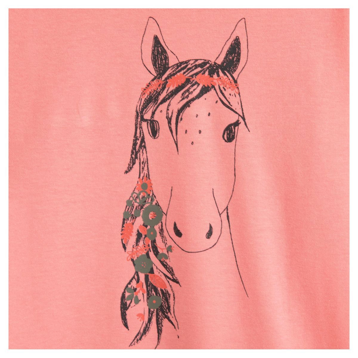 IN EXTENSO Sous pull cheval fille