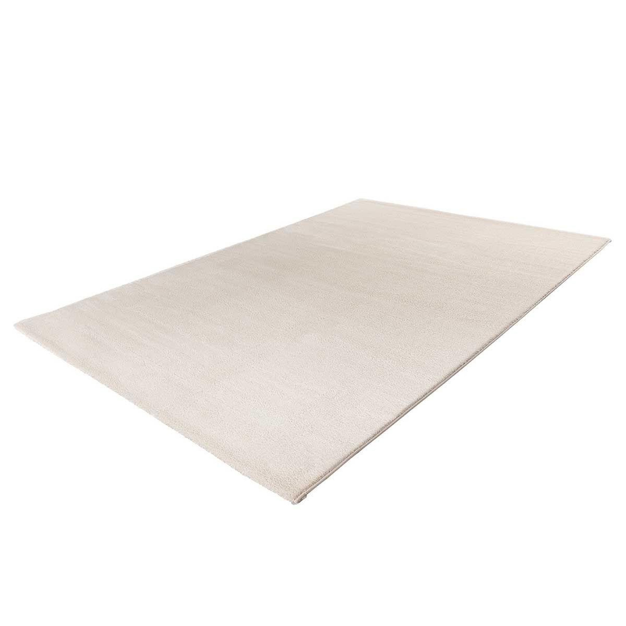 Voir la diapositive 2 : Paris Prix Tapis tissé shaggy à poils longs  nila  ivoire