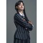 Voir la diapositive 3 : CHAKS Déguisement Uniforme Noir & Gris Mercredi - Femme - S