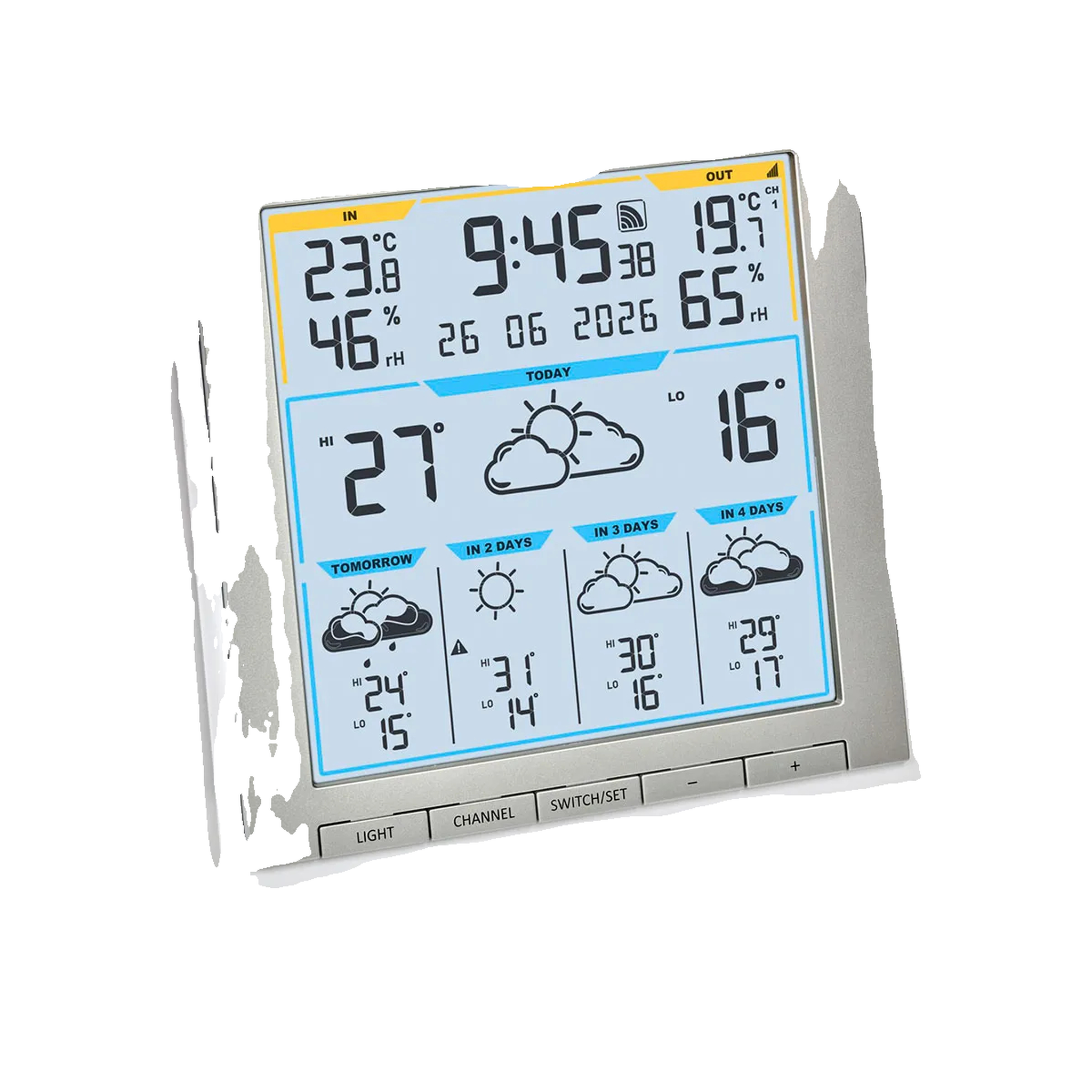 TFA Station météo TFA Dostmann id-08 WiFi 5 jours de prévisions