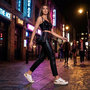 Voir la diapositive 5 : OZABI OZABI Sneakers Léopard Glitter Femme Plateforme MMXXIV