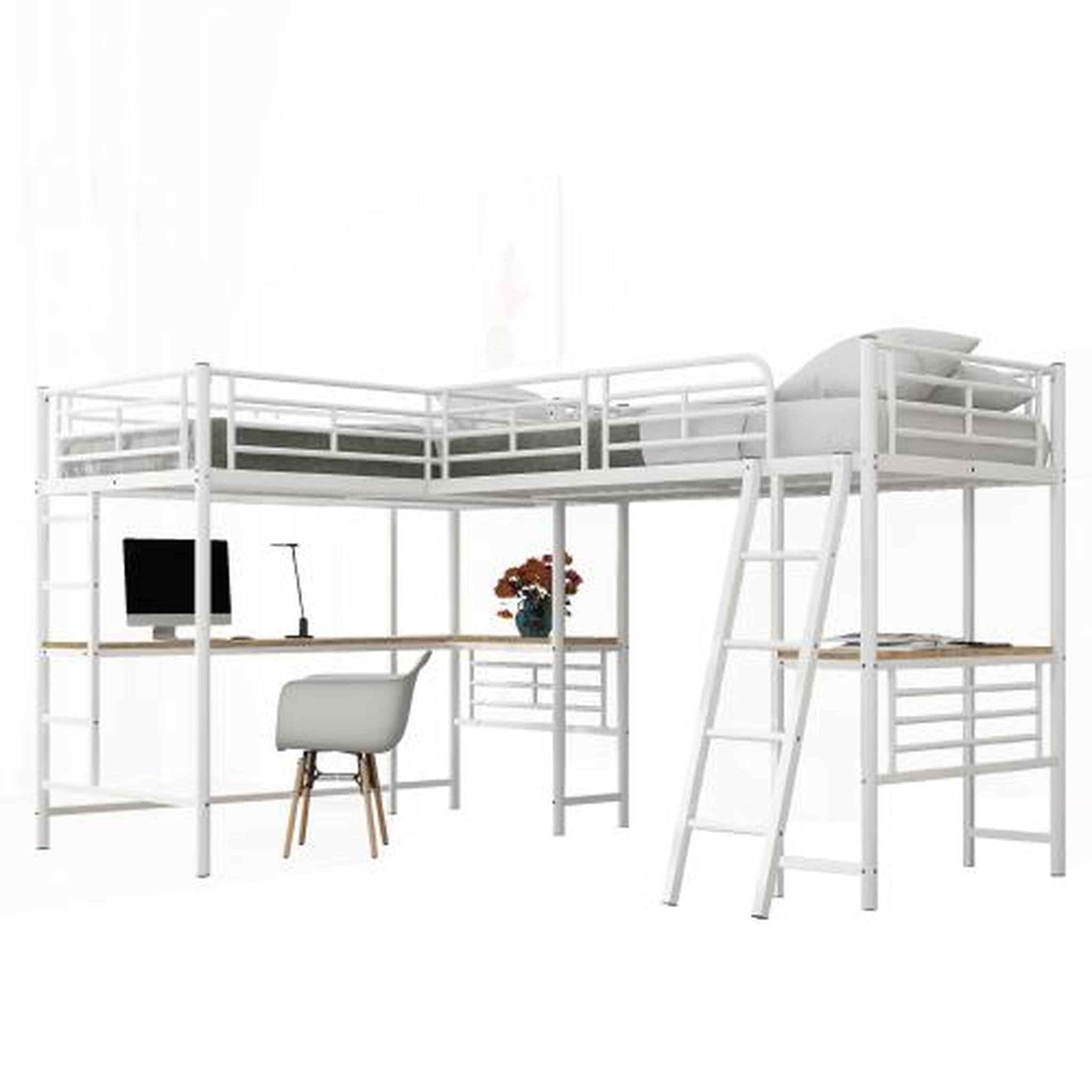 Voir la diapositive 1 : MERAX Lit mezzanine enfant