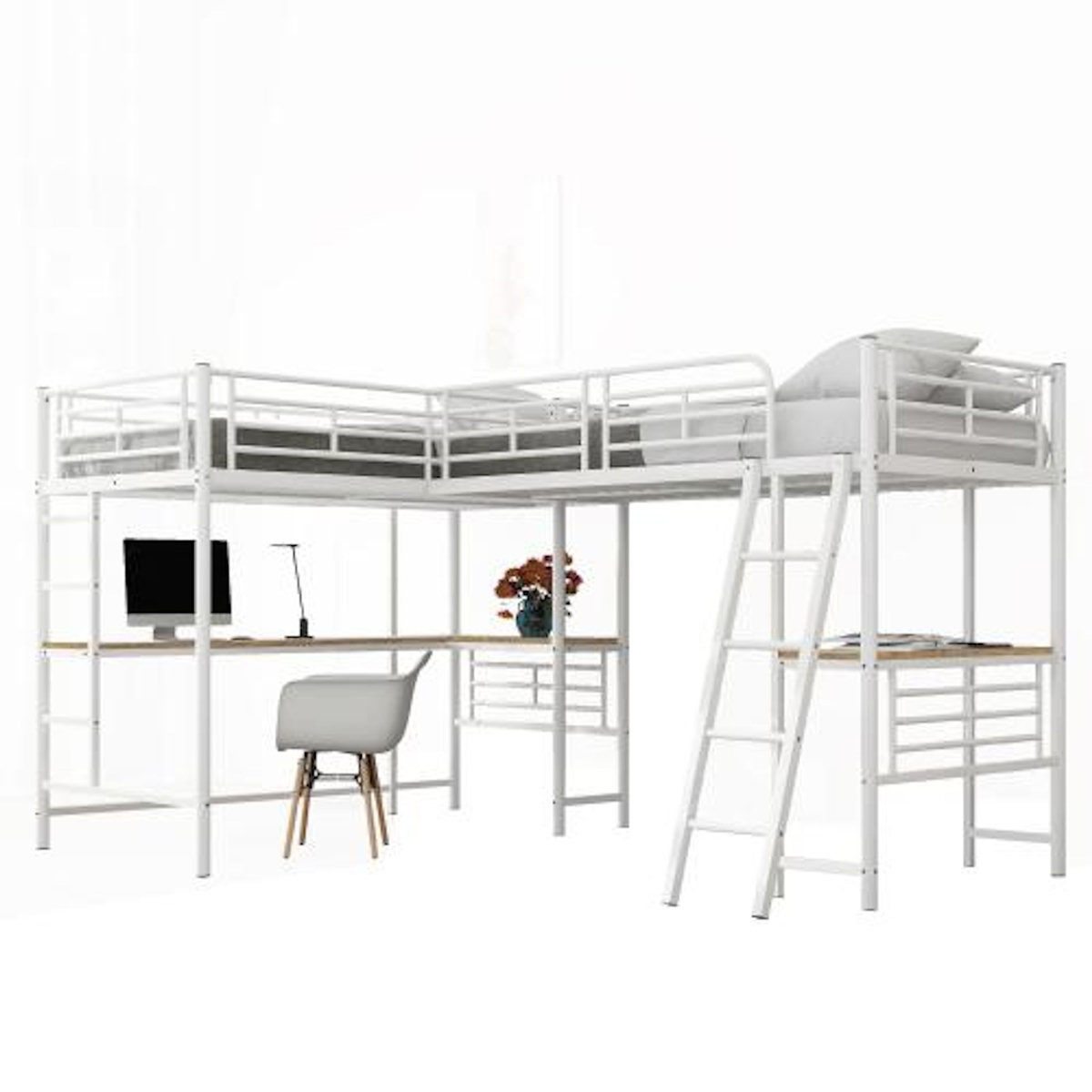 MERAX Lit mezzanine enfant