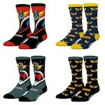 FREEGUN Lot de 4 paires de chaussettes Goldorak. Coloris disponibles : Jaune