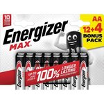 Energizer Lot de 12 + 4 piles lr06, 1.5 V, ENERGIZER