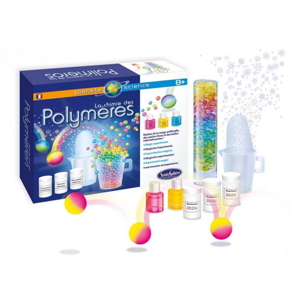Sentosphere La Chimie des Polymeres Kit experiences