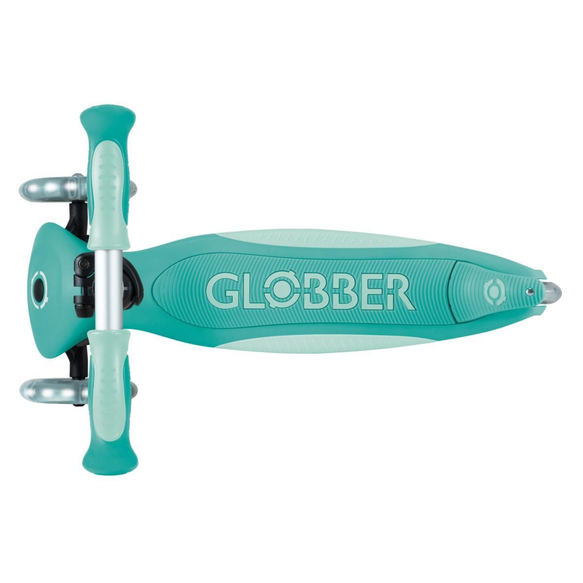 Globber Go Deluxe Flash - Lights Menthe Foncée / Pastel Menthe