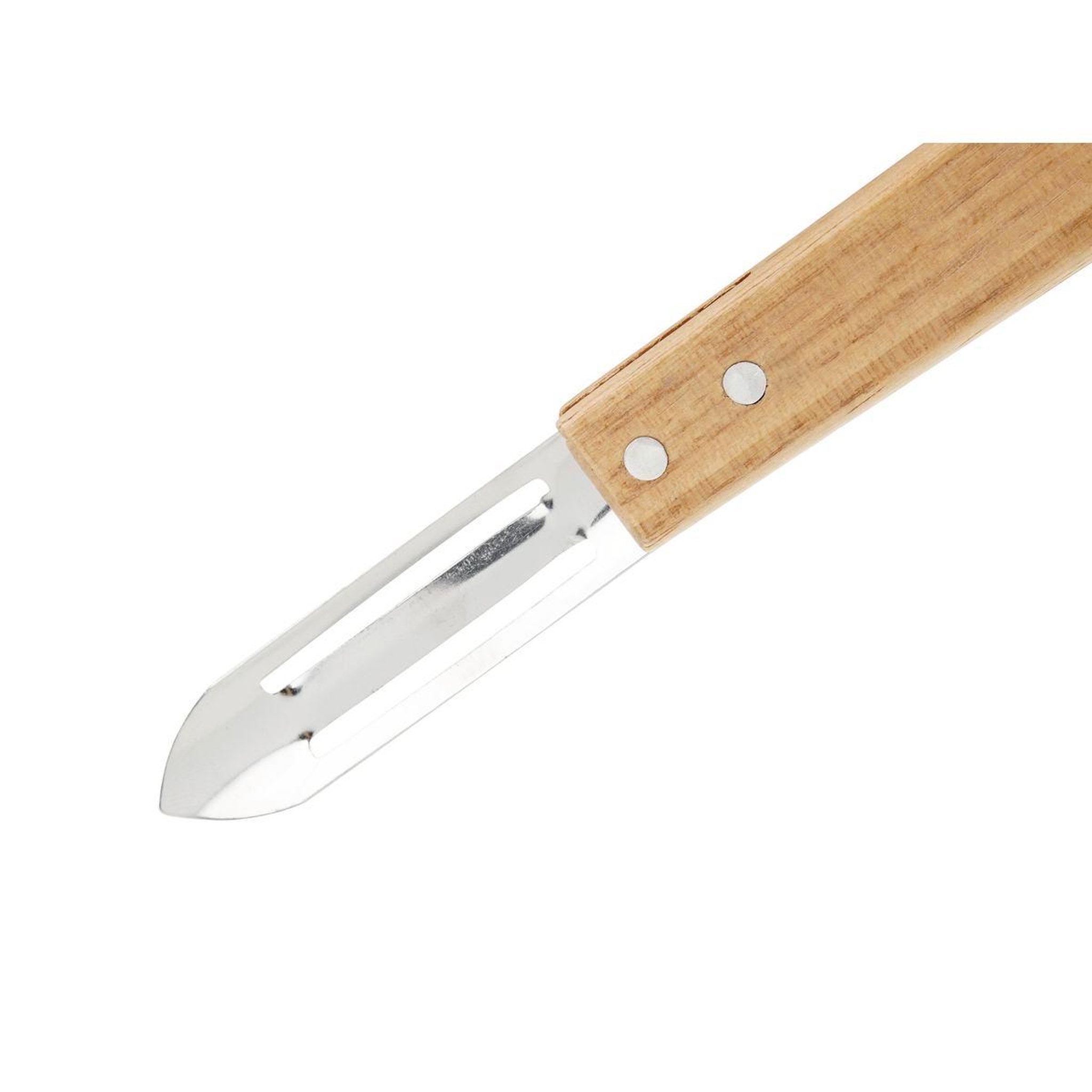Voir la diapositive 4 : NIROSTA Ensemble de 2 eplucheurs econome nature 16 cm nirosta