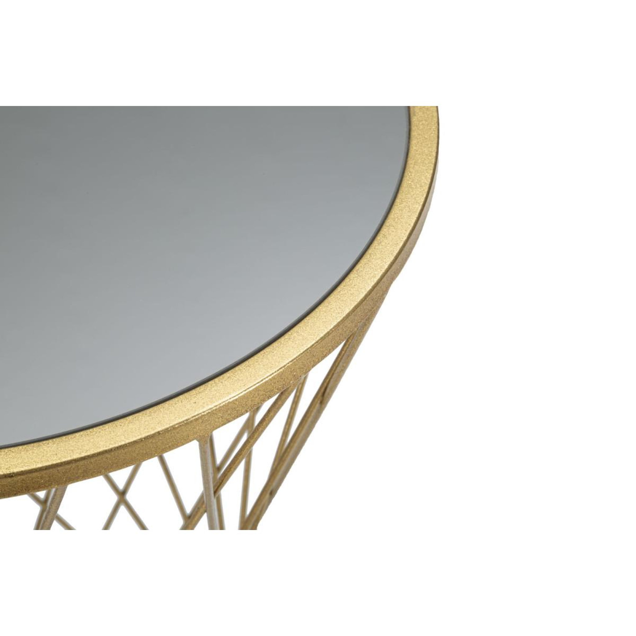 Voir la diapositive 3 : Paris Prix Table d'appoint en métal  tower  80cm or
