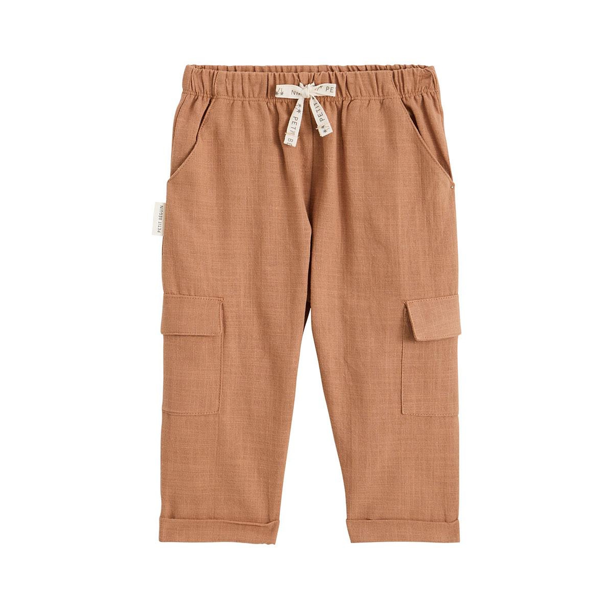 Petit Béguin Pantalon enfant kansas city. Coloris disponibles : Marron