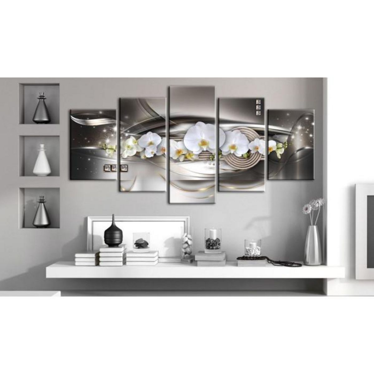 Paris Prix Tableau Imprimé  Steel Orchids