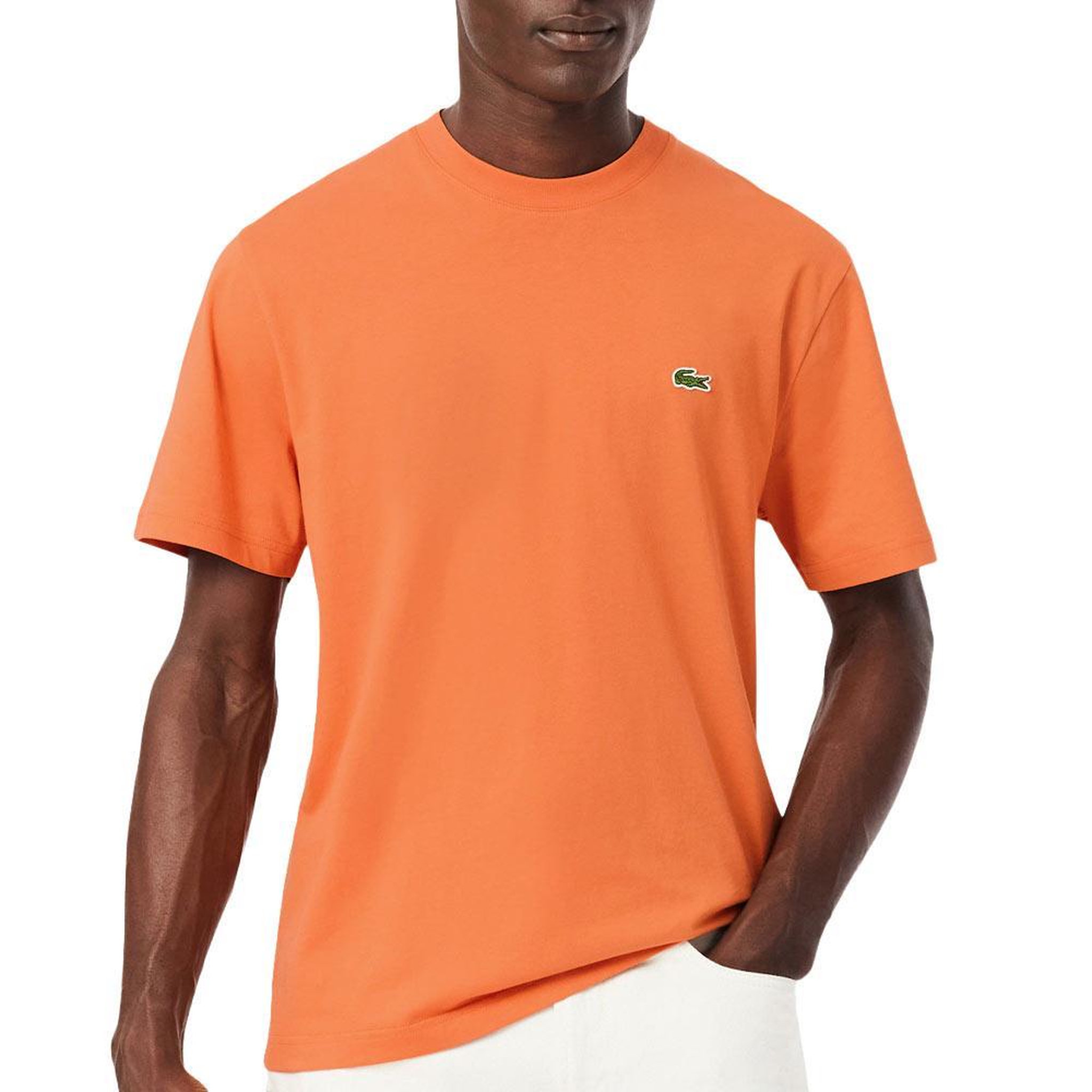 Voir la diapositive 1 : Lacoste T-Shirt Orange Homme Lacoste Essentiel