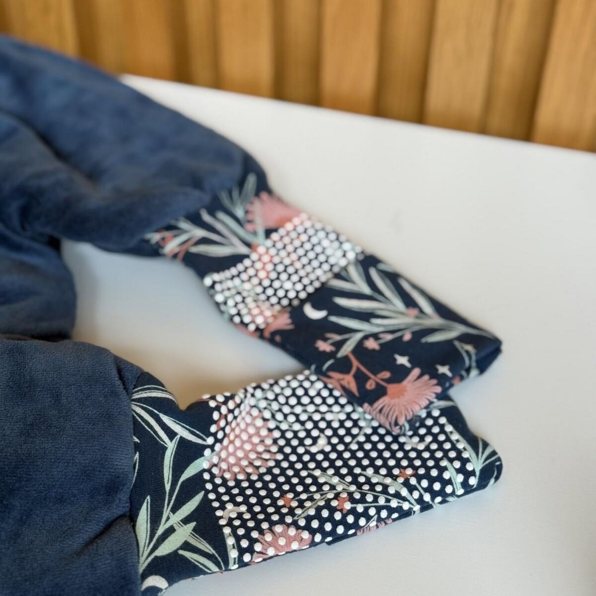 Petit Béguin Turbulette TOG 2 en velours avec pieds retroussables Dina