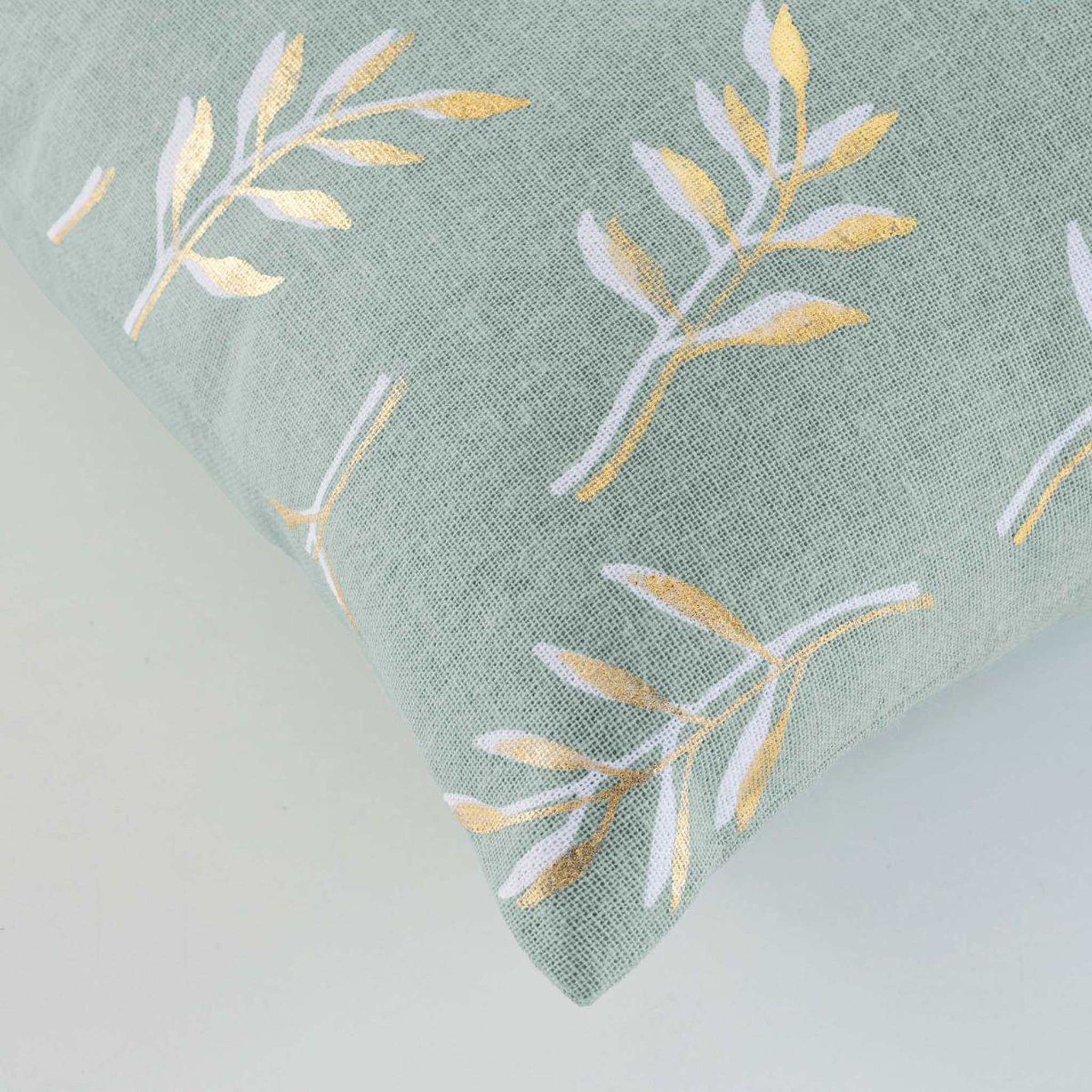 Voir la diapositive 3 : Douceur d'Intérieur Housse de coussin imprimée  helira  40x40cm vert