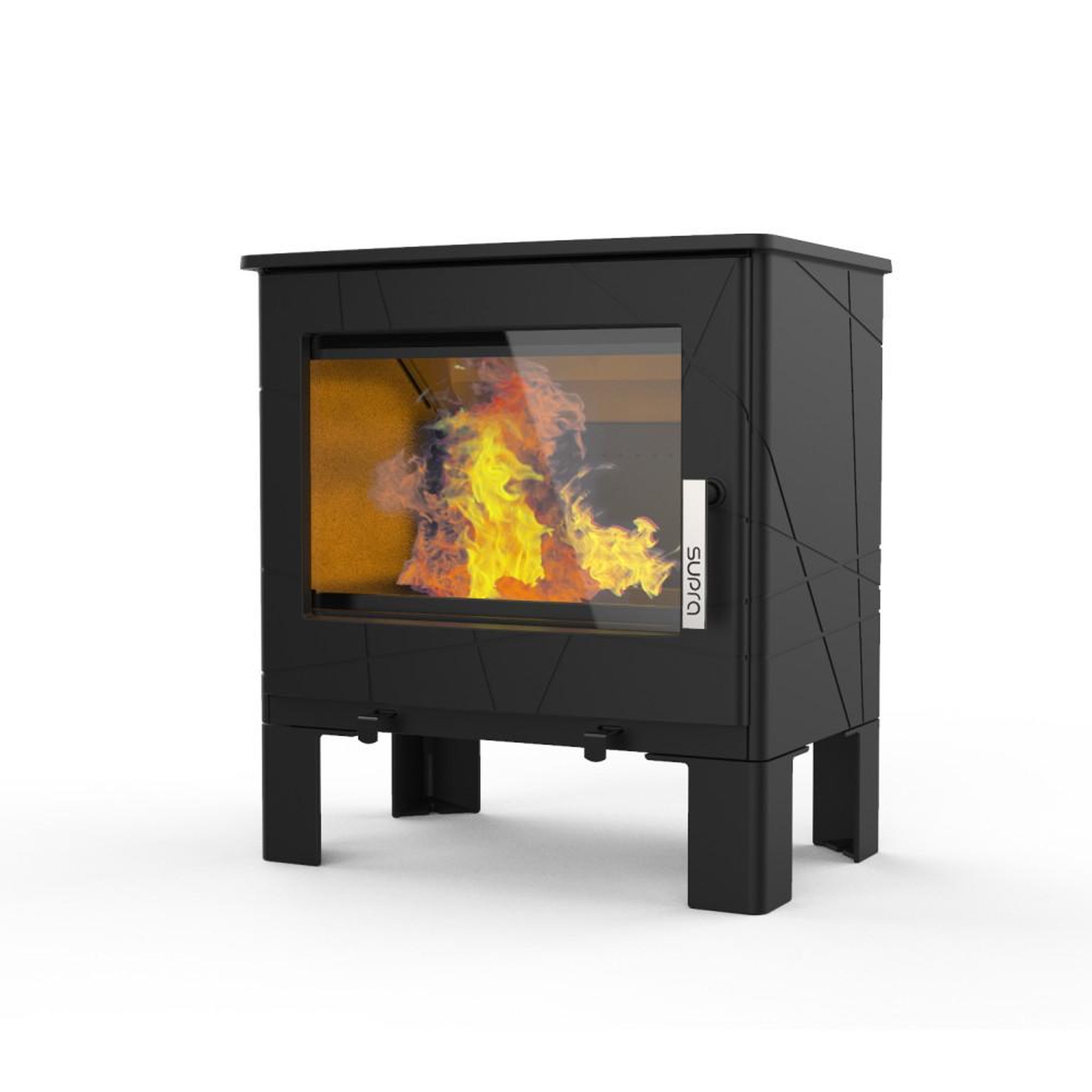 Supra Poêle à bois ADAM 7,3KW en fonte - étanche - eco design