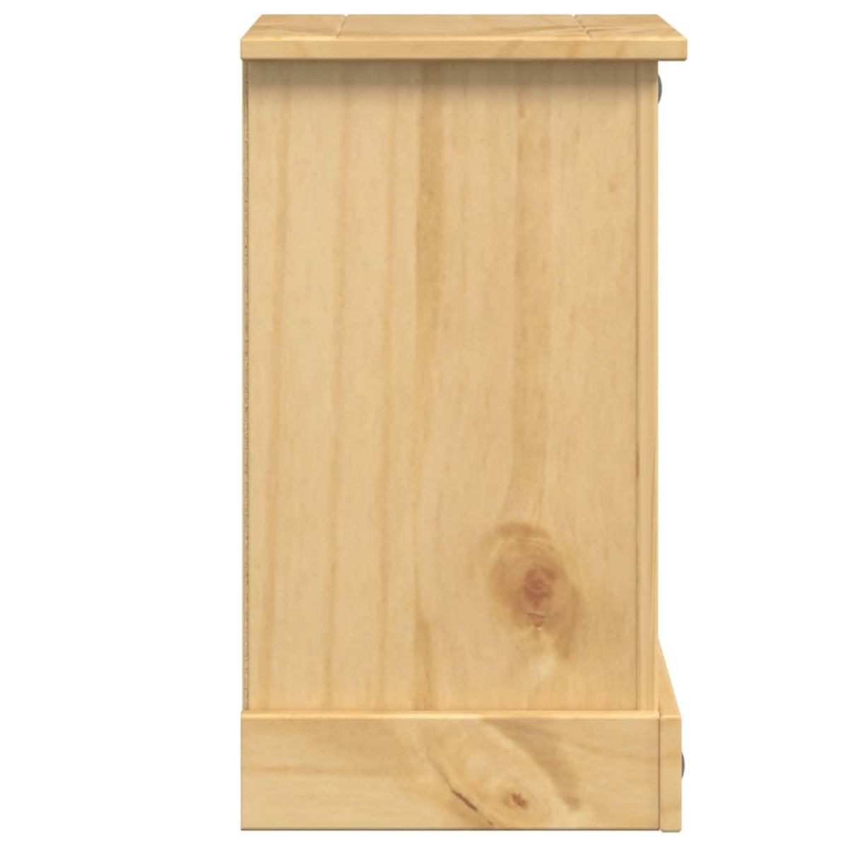 VIDAXL Table de chevet  35x32,5x58 cm bois de pin massif