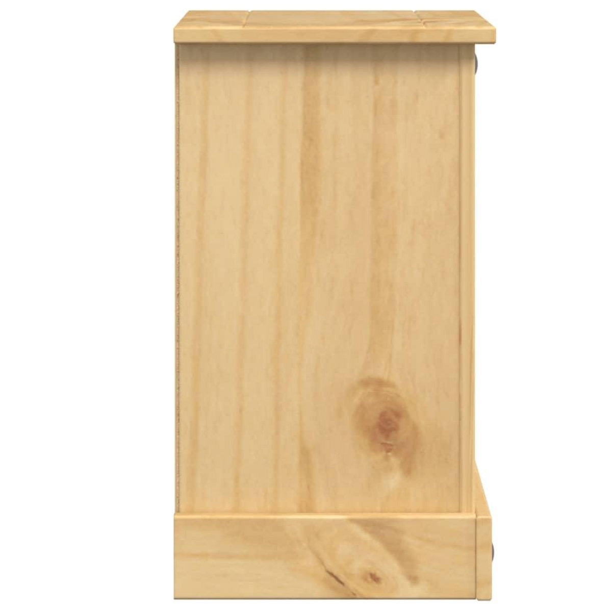 VIDAXL Table de chevet  35x32,5x58 cm bois de pin massif