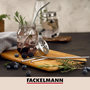 Voir la diapositive 2 : Fackelmann Lot de 4 pailles incurvées en inox avec goupillon 24 cm Fackelmann Bar Concept