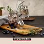 Voir la diapositive 2 : Fackelmann Lot de 4 pailles incurvées en inox avec goupillon 24 cm Fackelmann Bar Concept