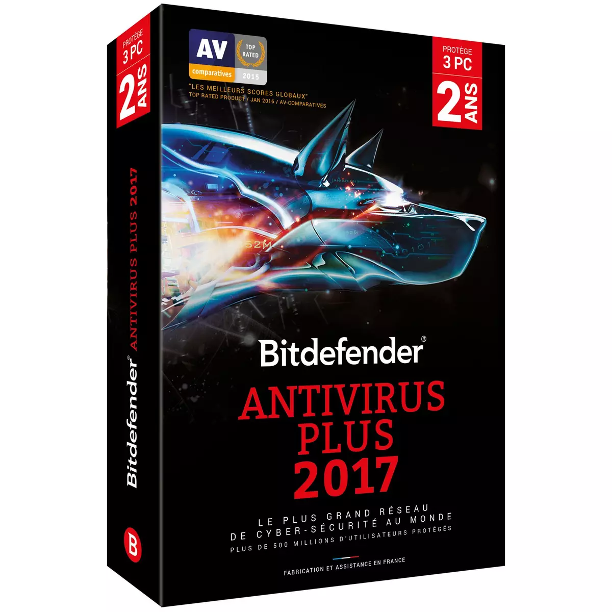 Bitdefender Antivirus Plus 2017 - 3 Poste/2 Ans