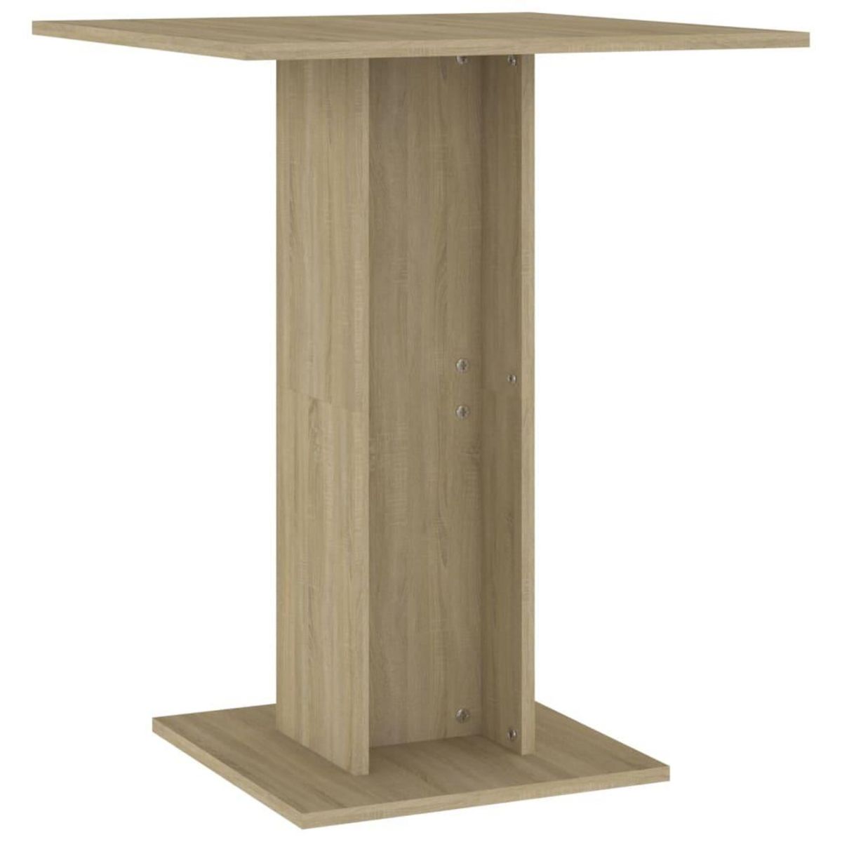 VIDAXL Table de bistro Chene sonoma 60x60x75 cm Bois d'ingenierie
