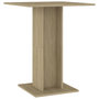 Voir la diapositive 2 : VIDAXL Table de bistro Chene sonoma 60x60x75 cm Bois d'ingenierie