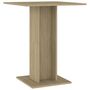 Voir la diapositive 2 : VIDAXL Table de bistro Chene sonoma 60x60x75 cm Bois d'ingenierie