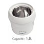Voir la diapositive 3 : MAGIMIX Sorbetière 1.5l 15w blanc - 11667