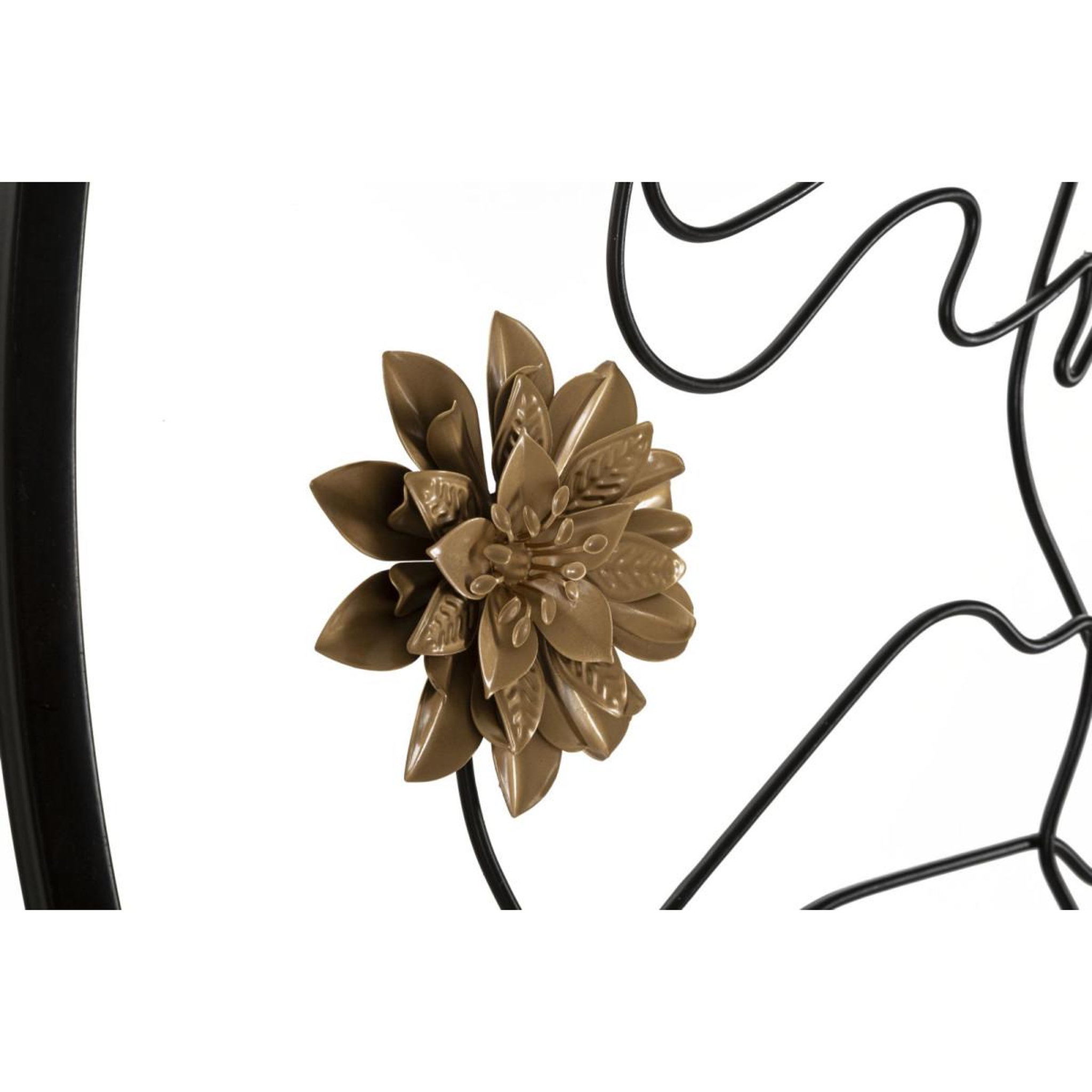 Voir la diapositive 2 : Paris Prix Miroir mural design  melly  80cm noir