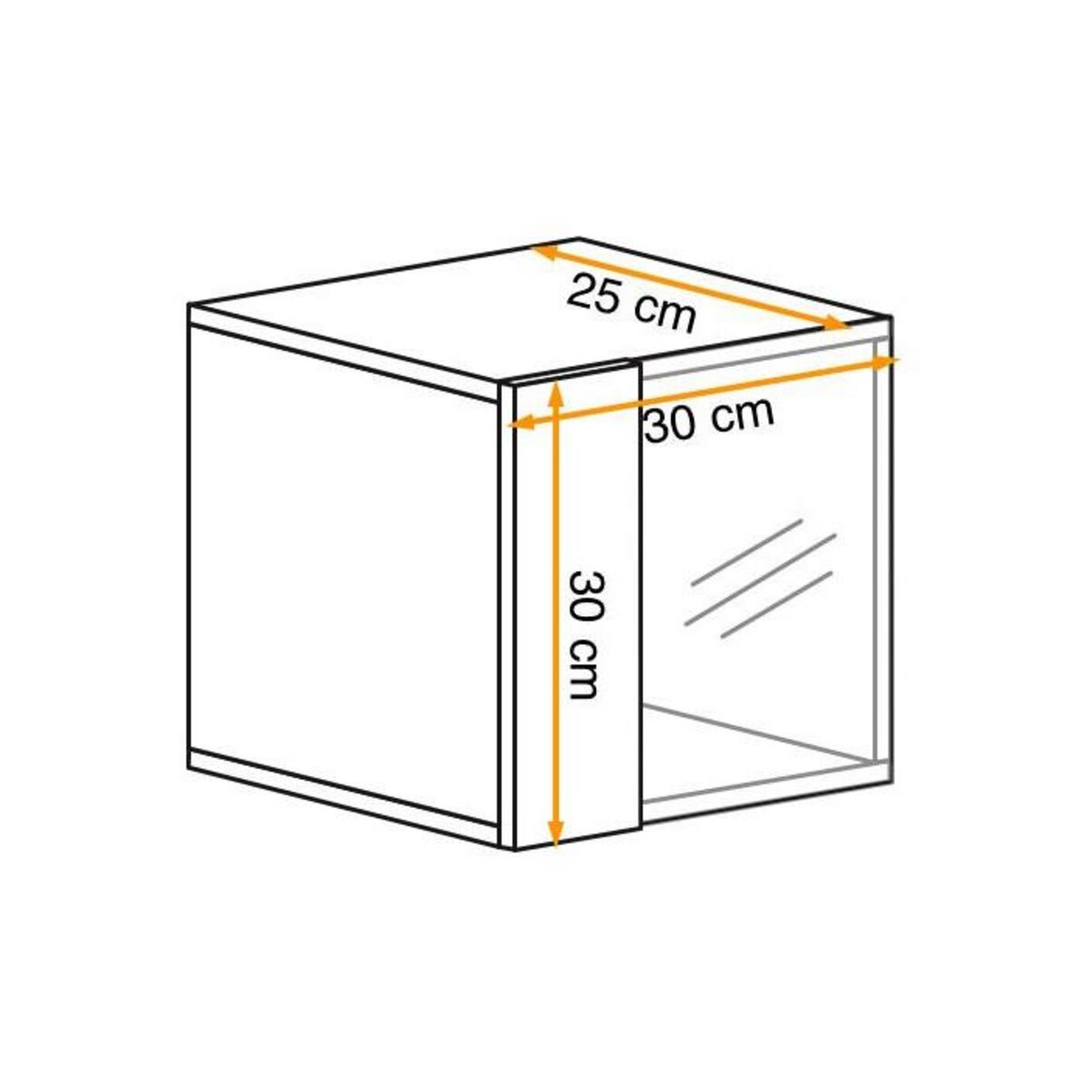 Paris Prix Bloc Mural LED Design  Switch V  30cm Naturel