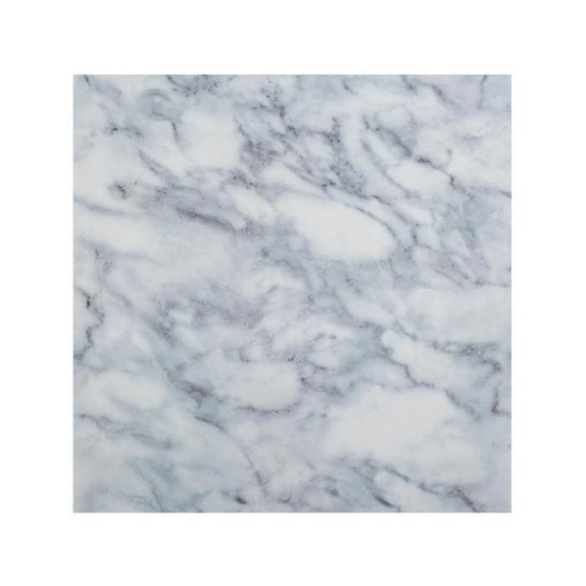 Stick'n Look Lot de 2 Stickers Effet Marbre  Plaque  30x30cm Blanc