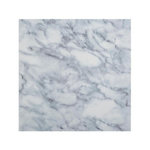 Stick'n Look Lot de 2 Stickers Effet Marbre  Plaque  30x30cm Blanc