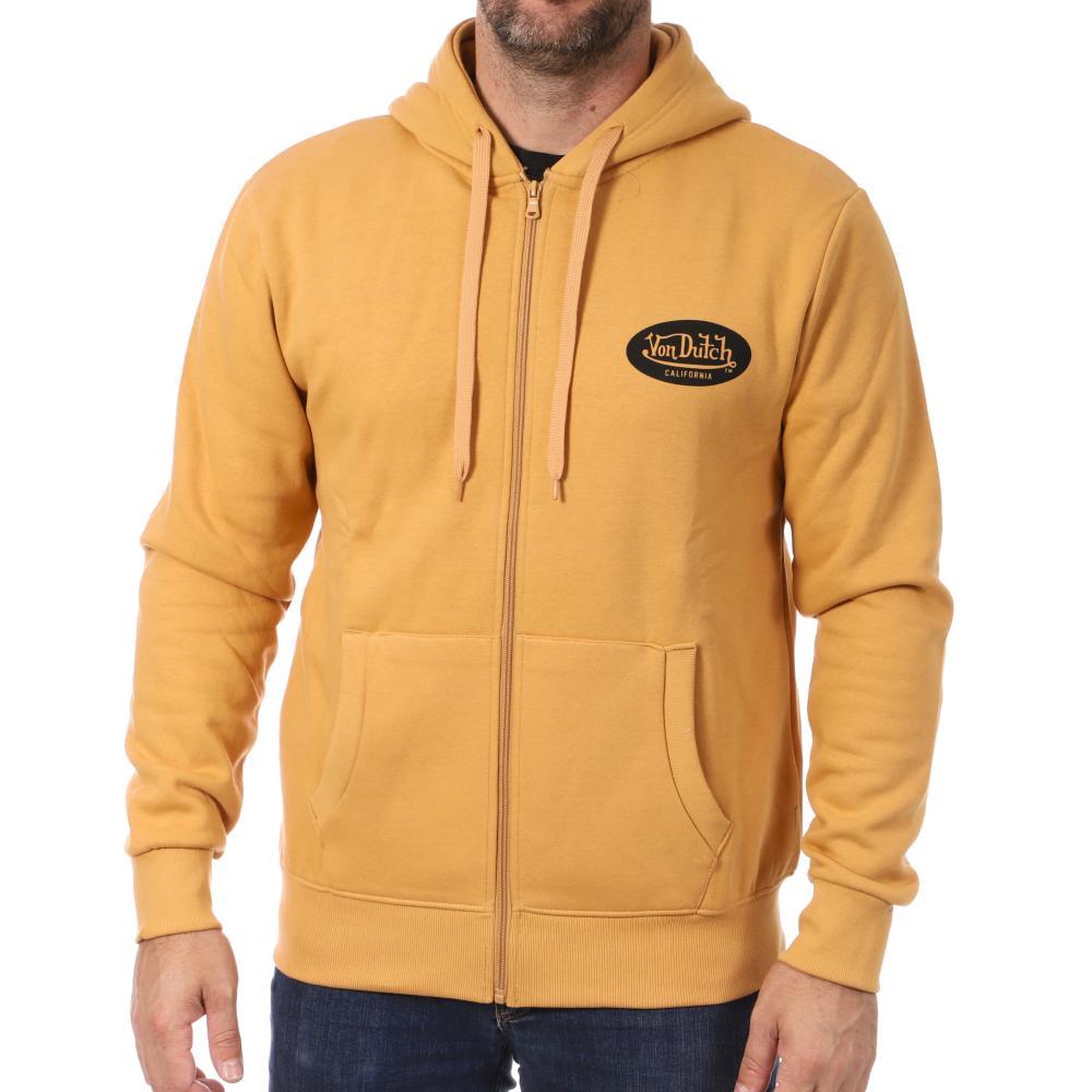 VON DUTCH Sweat Jaune Homme Von Dutch SENT. Coloris disponibles : Jaune