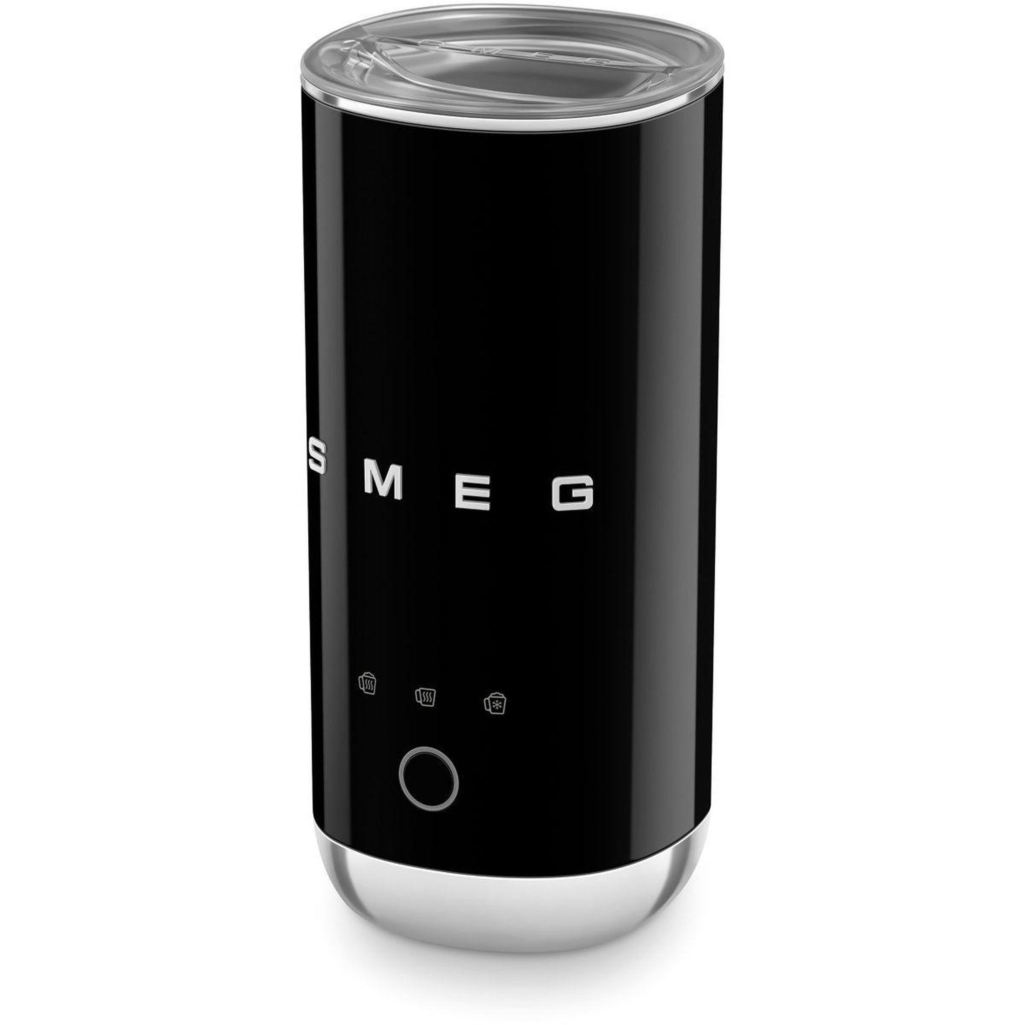 Voir la diapositive 2 : SMEG Mousseur à lait noir années 50 mff02bleu