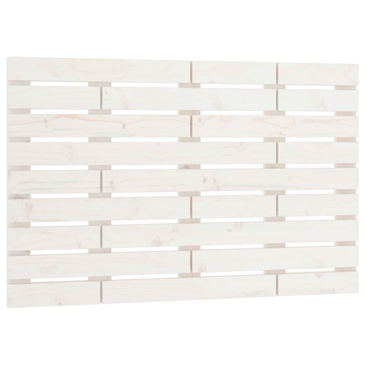 VIDAXL Tete de lit murale Blanc 96x3x63 cm Bois massif de pin