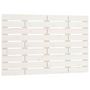 Voir la diapositive 2 : VIDAXL Tete de lit murale Blanc 96x3x63 cm Bois massif de pin