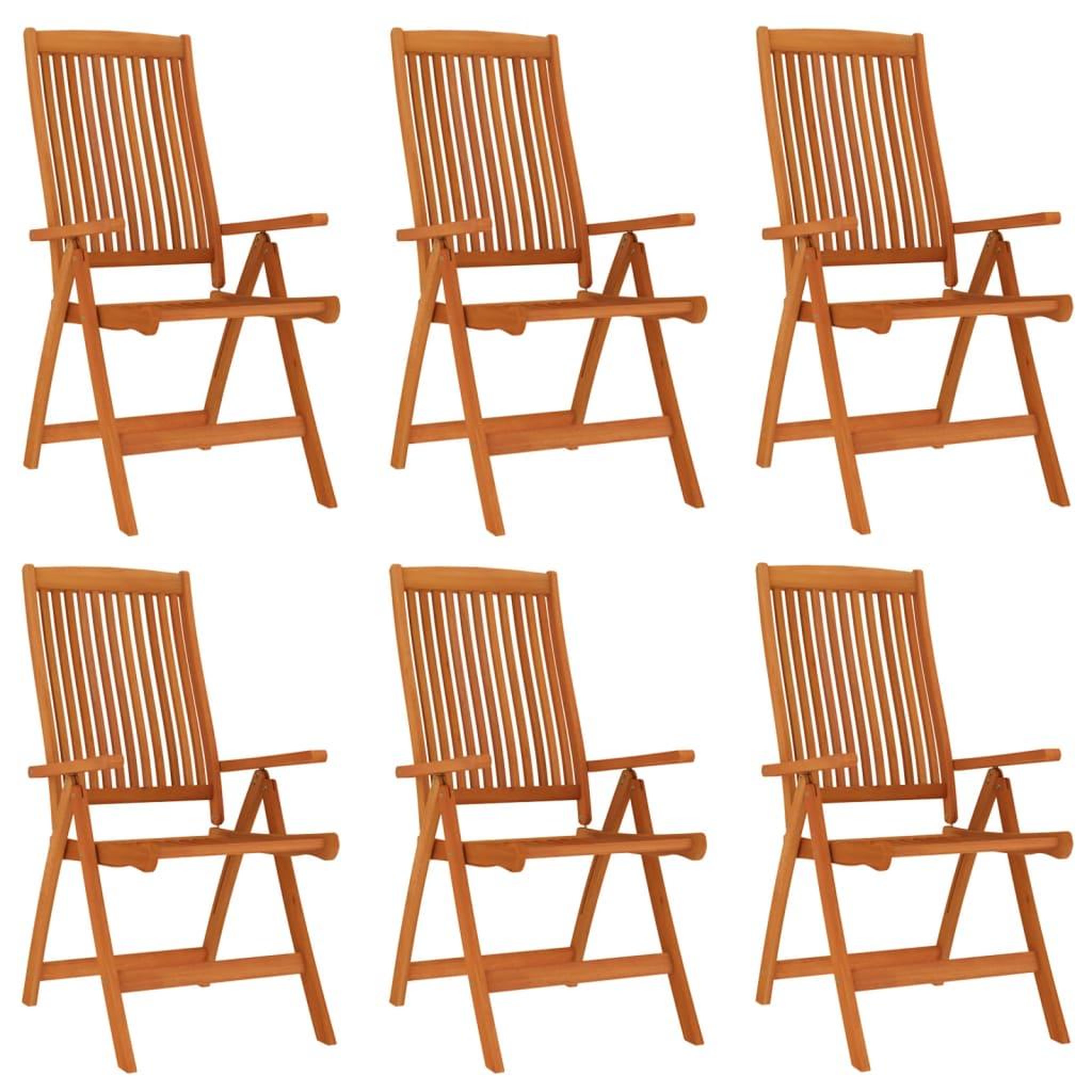 Voir la diapositive 4 : VIDAXL Ensemble a manger de jardin 7 pcs Bois d'eucalyptus massif
