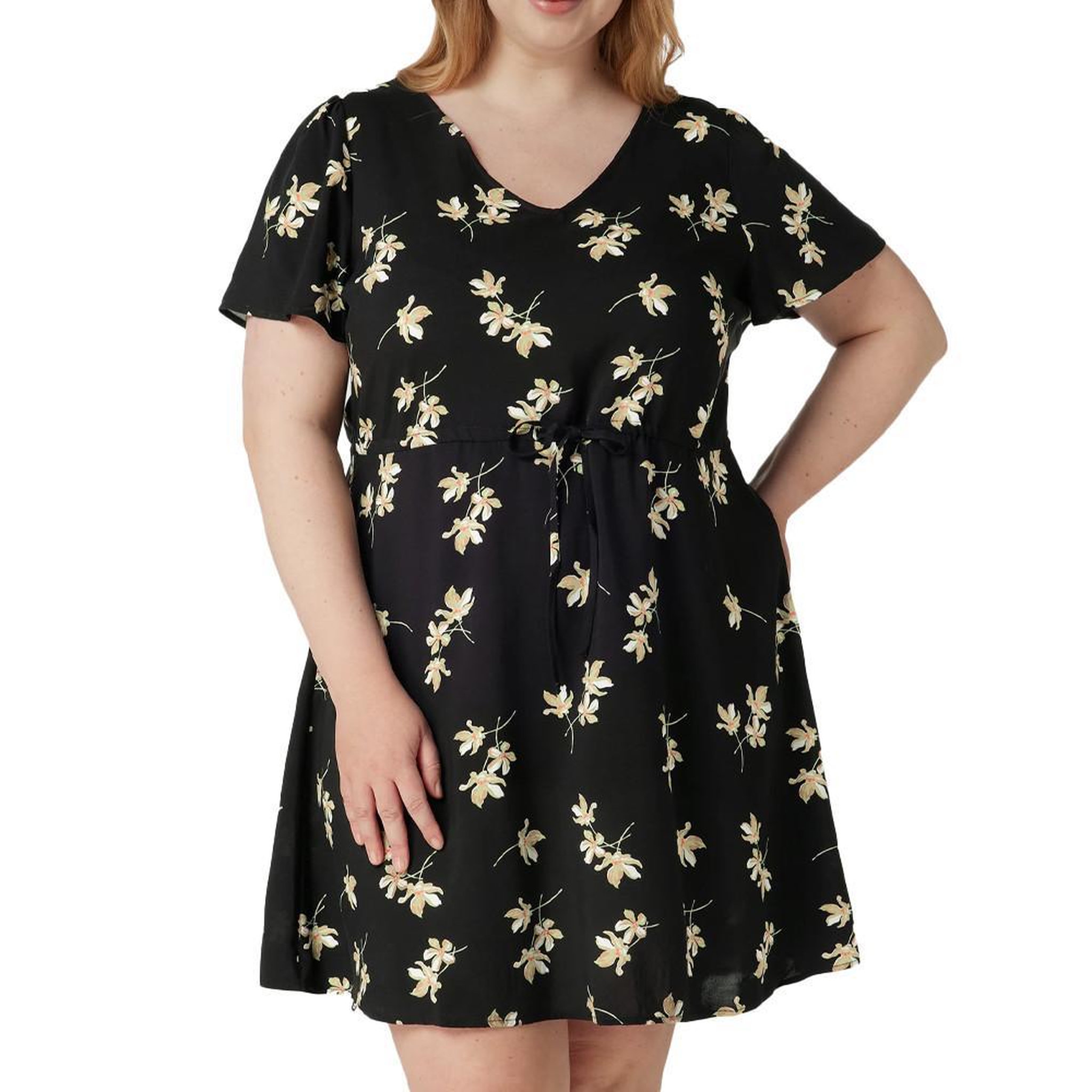 Vero Moda Robe  à Motifs Femme Vero Moda Curve Easy S. Coloris disponibles : Noir