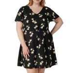 Vero Moda Robe  à Motifs Femme Vero Moda Curve Easy S. Coloris disponibles : Noir