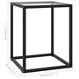 Voir la diapositive 6 : VIDAXL Table basse Noir avec verre trempe 40x40x50 cm