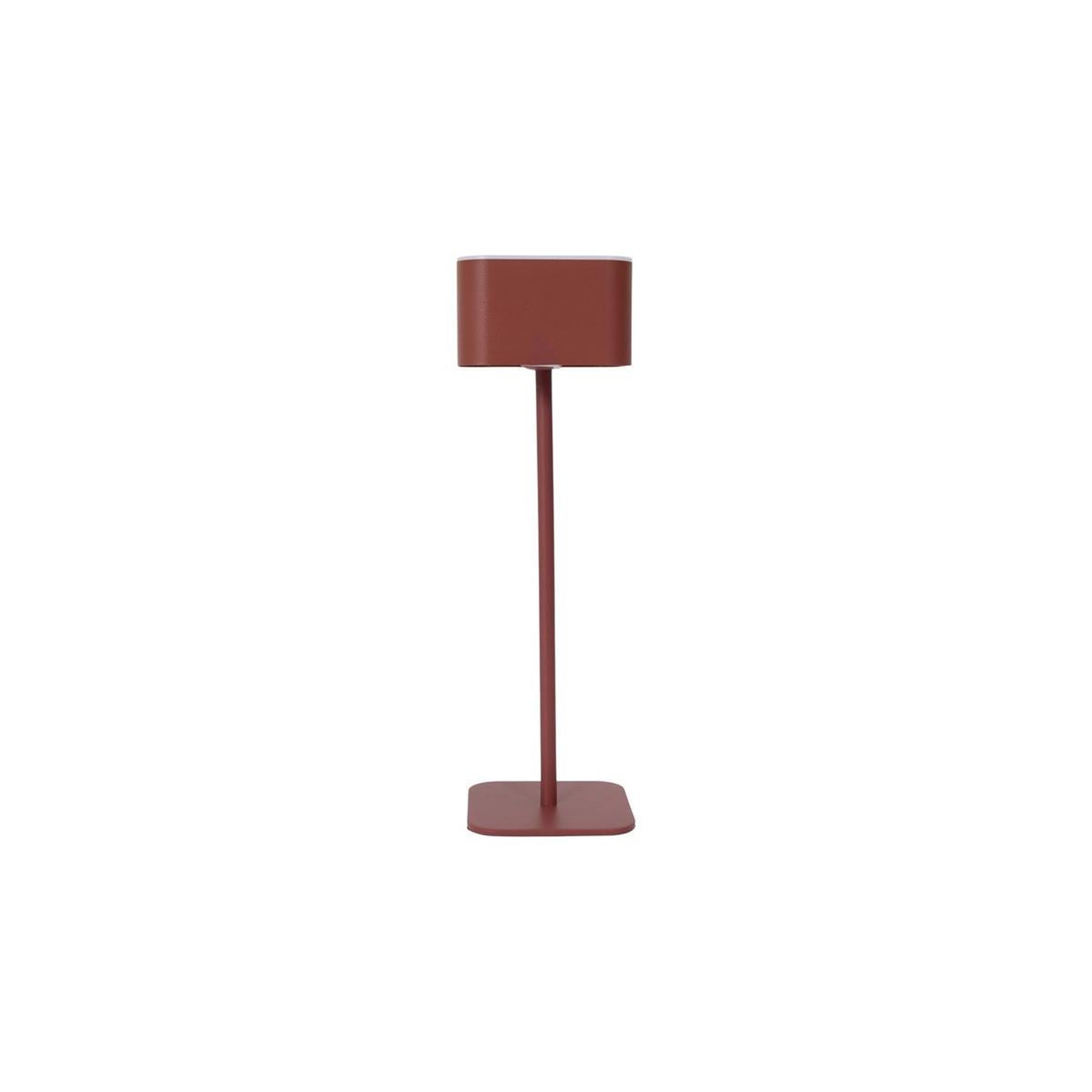 Voir la diapositive 2 : The Home Deco Factory Lampe tactile rechargeable  terra  26cm rouge
