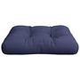 Voir la diapositive 5 : VIDAXL Coussin de palette bleu marine 60x60x12 cm tissu