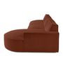Voir la diapositive 3 : LISA DESIGN Spiaggia - canapé d'angle droit - forme arrondie - 5 places - en velours côtelé