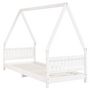 Voir la diapositive 3 : VIDAXL Cadre de lit pour enfants blanc 80x200 cm bois de pin massif